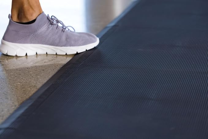 Baselayer Interlocking Floor Tile Trim Pieces - Beveled Edges and Corners - Durable ½ in TPE (Rubber Like, NOT Foam, no Odor) - 10 Edges and 4 Corners - Made in USA