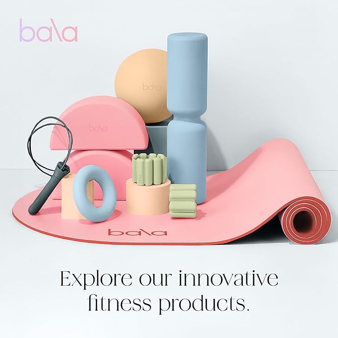 Bala Bands Resistance Bands, Non-Slip Fabric Exercise Bands | Non-Slip Ankle, Legs, Glutes & Booty Bands, Women & Men - Loop Workout Bands for Yoga, Pilates & Strength Training