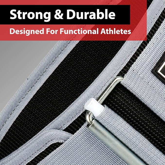 IBRO Quick Locking Premium Weight Lifting Belt - Back Support for Powerlifting, Cross Training & Gym Bodybuilding - 4 Inch Nylon Men and Women with Metal Buckle for Core Stability
