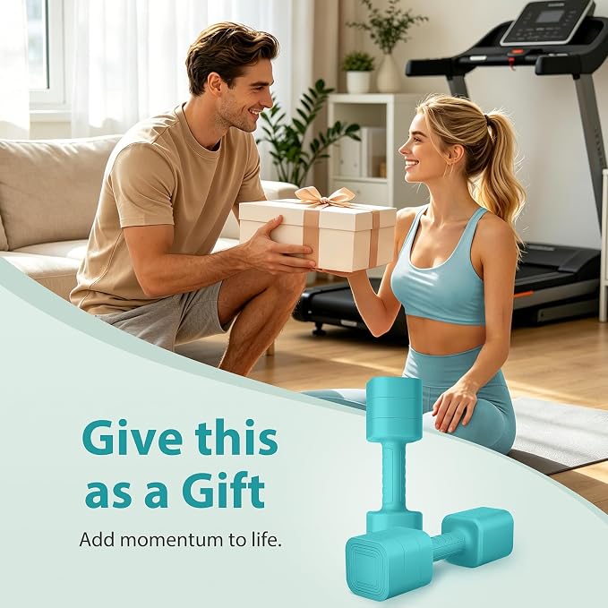 Adjustable Dumbbell Set of 2, 2.2-20LB Adjustable Weight Set, 3 in 1 Free Weights Dumbbells Set for women men at home, 2.2lb, 3.6lb, 5lb,10lb, 20lb, for Home, Office, Gym Exercise Training, Anti-slip Handle