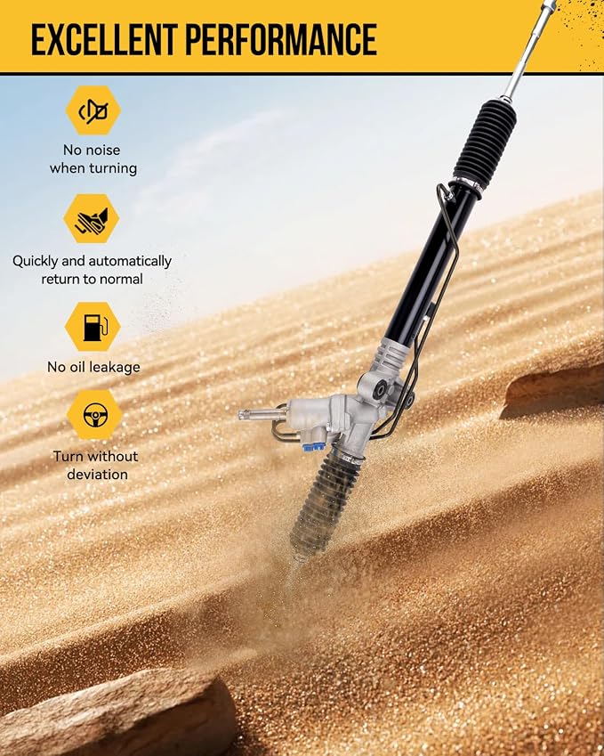 KAC Hydraulic Power Steering Rack and Pinion Assembly Compatible with Subaru 2008-2011 Impreza, 2012-2014 Impreza 2.5L, 2013-2014 WRX/WRX/STI Replace# 262326