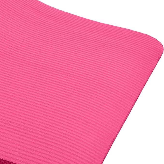 BalanceFrom Yoga Mat, 1-Inch Extra Thick High Density Exercise Mat, Anti-Tear Exercise Yoga Mat with Carrying Strap, Suitable for Various Yoga Exercises, Multiple Colors