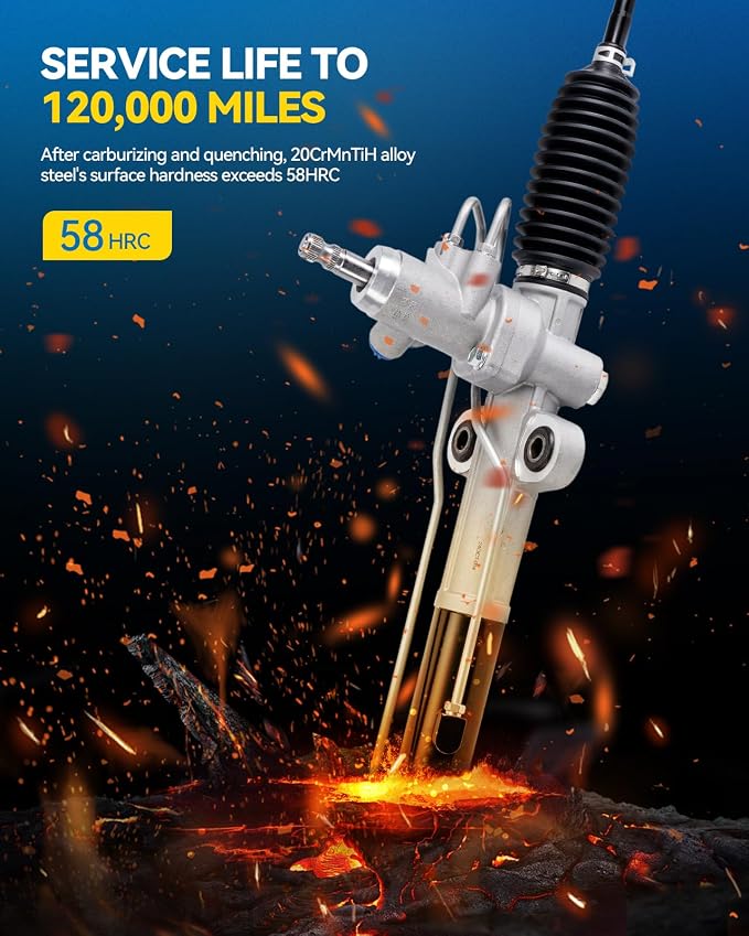 PHILTOP Power Steering Rack and Pinion Assembly for 2006-2011 Accent | Replace No.262421, 577001E050, 577001E000, 577001E100, 577241E100