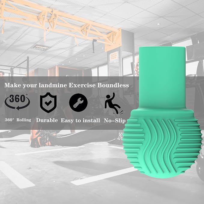 Landmine Attachment for Barbell, 2'' Olympic Bar Core Trainer Accessory | Build Strength with Press, Row, Rotation and T-Bar Exercises, Heavy Duty Equipment for Home Gym and Functional Training