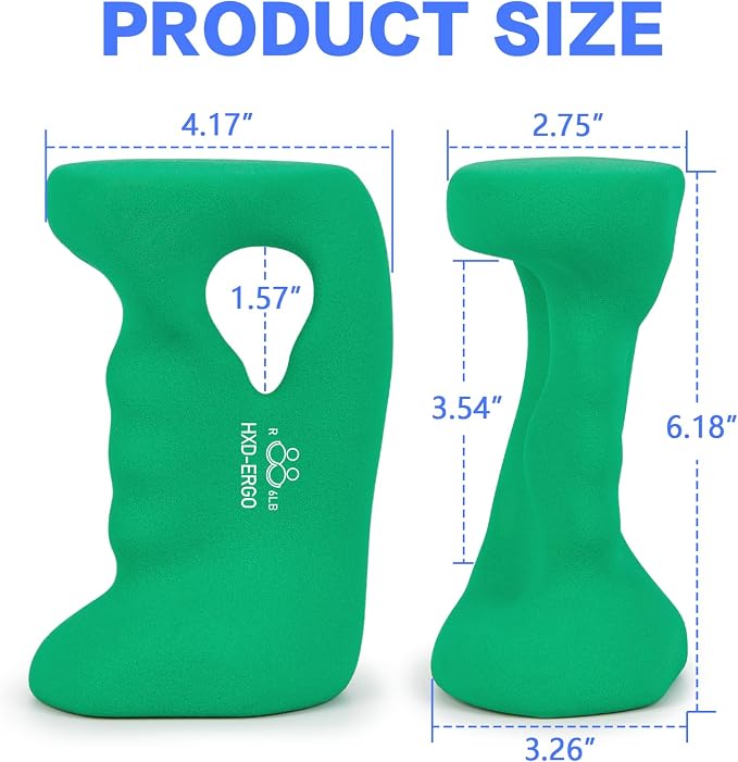 HXD-ERGO Ergonomic Dumbbells Weights Set-Hand Weights for Women at Home, Ear Dumbbells Weights for Pilates, Yoga, Jogging,StrengthTraining