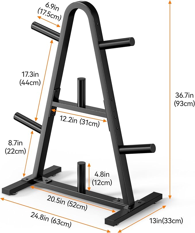 Weight Rack for Home Gym, 400 LB Weight Tree