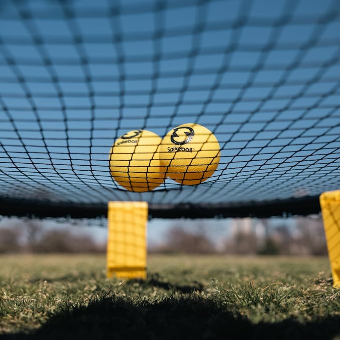 Spikeball 3 Ball Original Roundnet Game Set - Includes 3 Balls, net and Bag