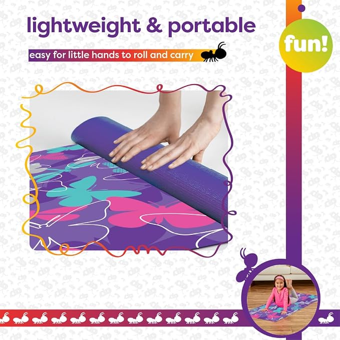 Antsy Pants Yoga Mat for Stretching and Yoga