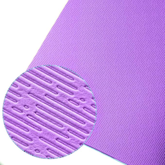 Hatha Yoga Extra Thick TPE Yoga Mat - 72"x 32" Thickness 1/2 Inch -Eco Friendly- With High Density Anti-Tear Exercise Mats For Home Gym Travel & Floor Outside