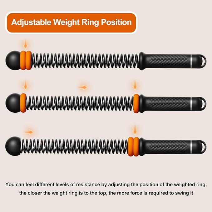Adjustable Ropeless Battle Ropes, Portable Cordless Battle Ropes for Home Gym, Workout Equipment Exercise Rope for Low-Impact Workout, Strength & HIIT, for Men & Women (Black)