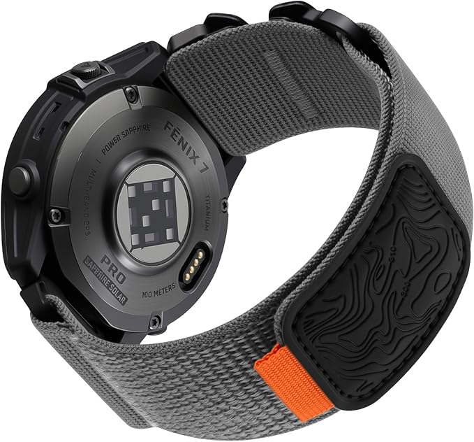 Bandletic 22mm Quick Fit Compatible with Garmin Instinct 3 2 Watch Band | CSPE Rib Bonds Buckle,Durable,Adjustable for Fenix 8 E 47mm/7 6 Pro/5 Plus/Forerunner 965/955/945/Approach S70/S62/S60/Epix