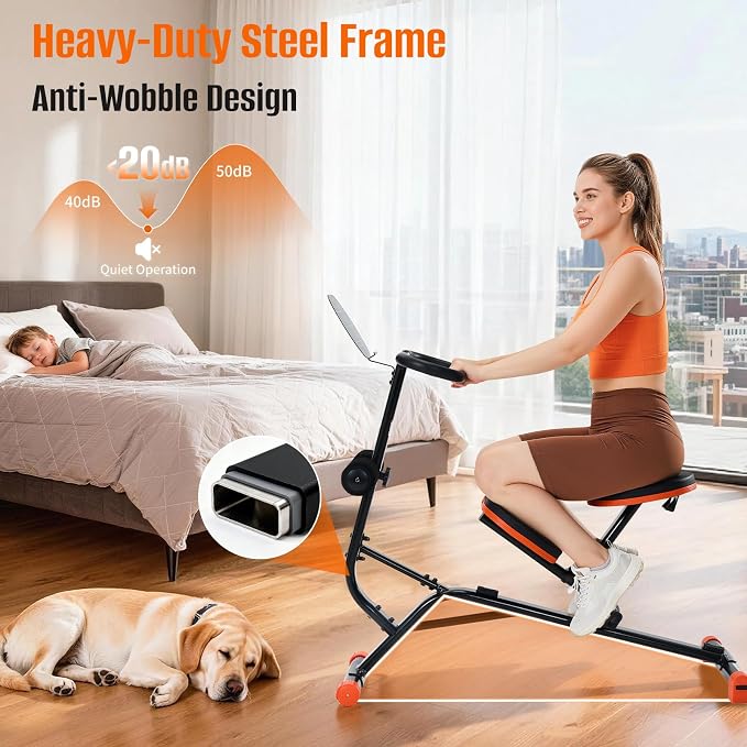 HXD-ERGO Stretching Machine for Full Body Flexibility, Quiet Back Stretcher for Home Gym, Lumbar Stretching, Rehab, Posture Correction, 220lbs Capacity