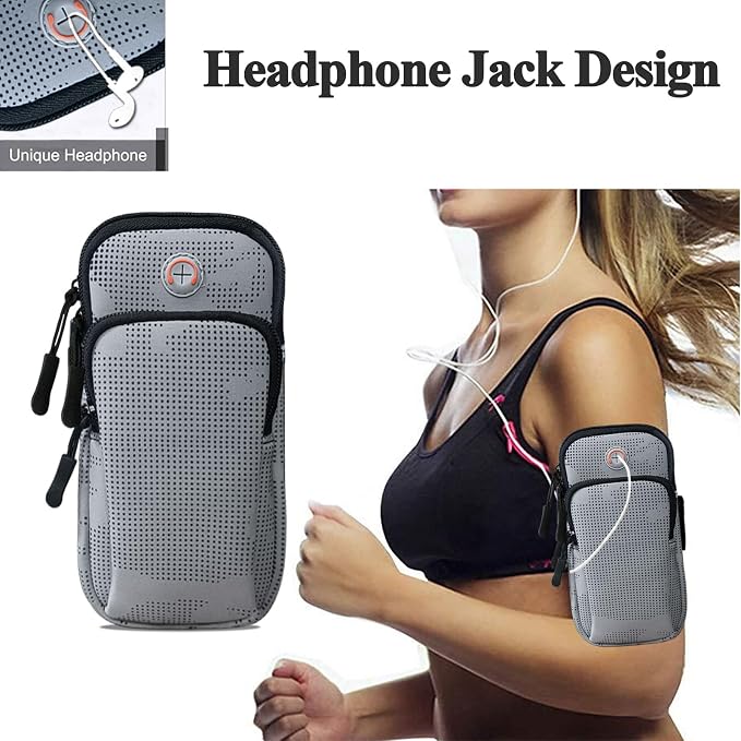 Phone Holder for Running Armband Cell Phone Holder for iPhone 17 16 15 14 13 12 11 Pro Max Xs Xr X Plus Air Mini Galaxy S26 Ultra Note,Arm Bag Fit Women Men Kids on Workout Gym Exercise Sport