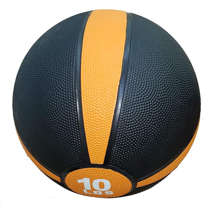 TDS 10 lb Rubber Medicine & Slam Ball | Material: 65% natural and 35% synthetic rubber