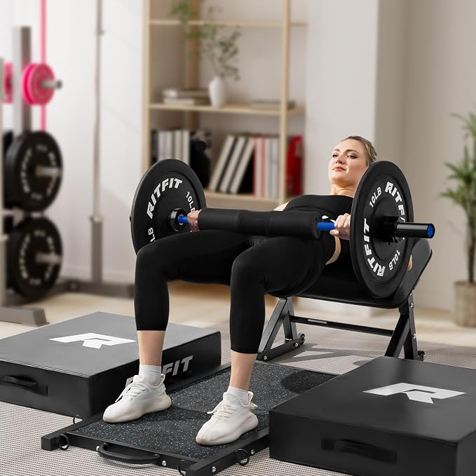 RITFIT Olympic Barbell 4ft/6ft - 2 Inch Weight Bar for Strength Training, Weightlifting, Squat, Deadlift, Bench Press, Curl, Overhead Press - 350lbs/500lbs Capacity
