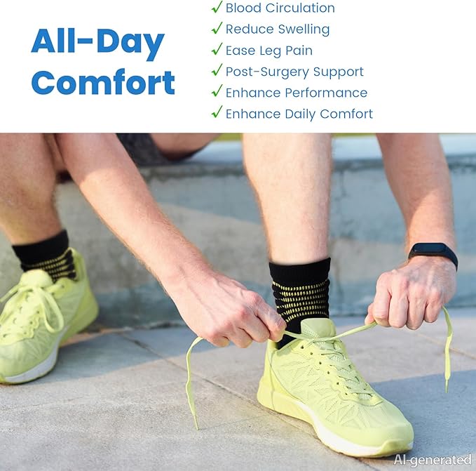 IRAMY Ankle Compression Socks for Women Men Plantar Fasciitis Relief 3/5 Pairs Cushioned Athletic Running Socks