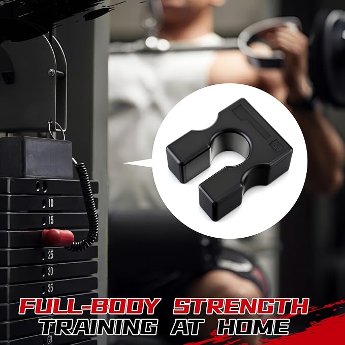 5 Lbs/ 2.5 Lbs Weight Stack Adapter Plates Add on Weight More Resistance for Gym Accessories Machines