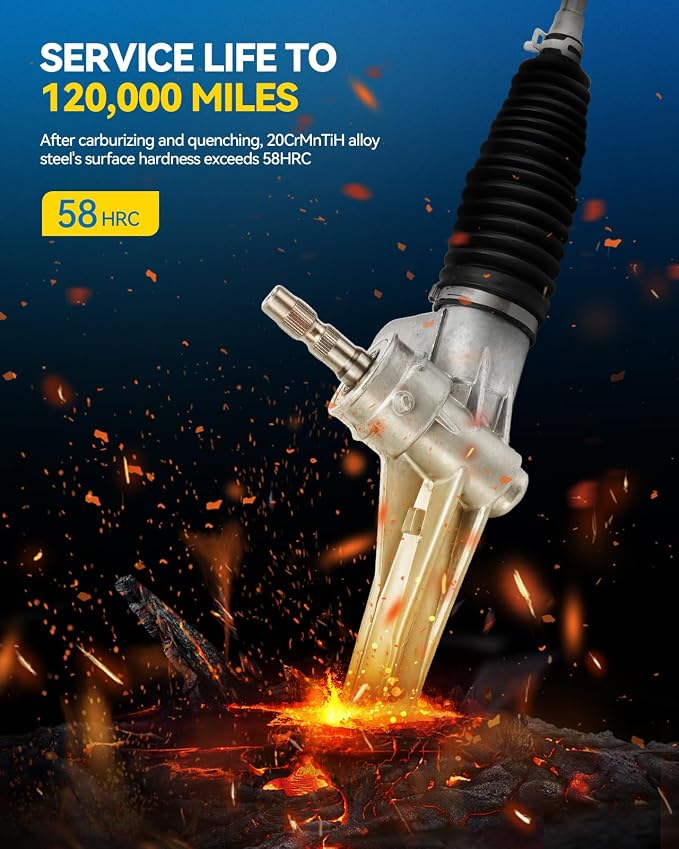 PHILTOP Power Steering Rack and Pinion for RAV4, NX200t, NX300h | 2013-2018 RAV4 Adventure/Limited/Platinum/SE, 2015-2017 NX200t, 2015-2021 NX300h No.1G26012, 455100R050, 4551042170