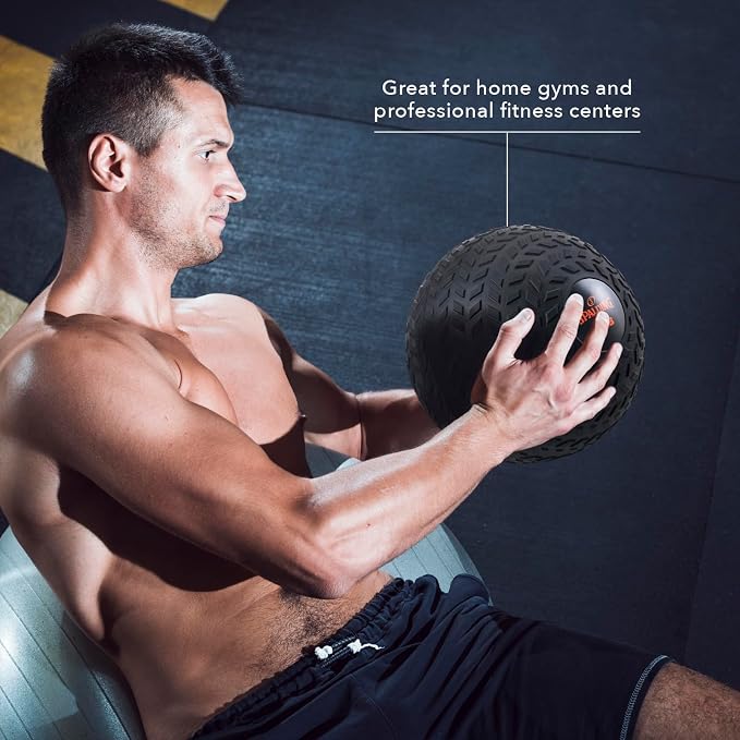 Spalding - Slam Ball for Strength & Conditioning, Weighted Exercise Ball for Core Training, Functional Fitness & Home Gym Workouts