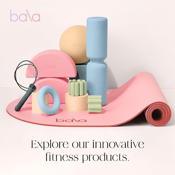 Bala Bangles Wrist & Ankle Weights for Women & Men, Home Gym Equipment | Adjustable Weighted Bands for Arm & Legs Workouts - Pilates, Yoga, Walking, Barre, & Strength Training Exercise