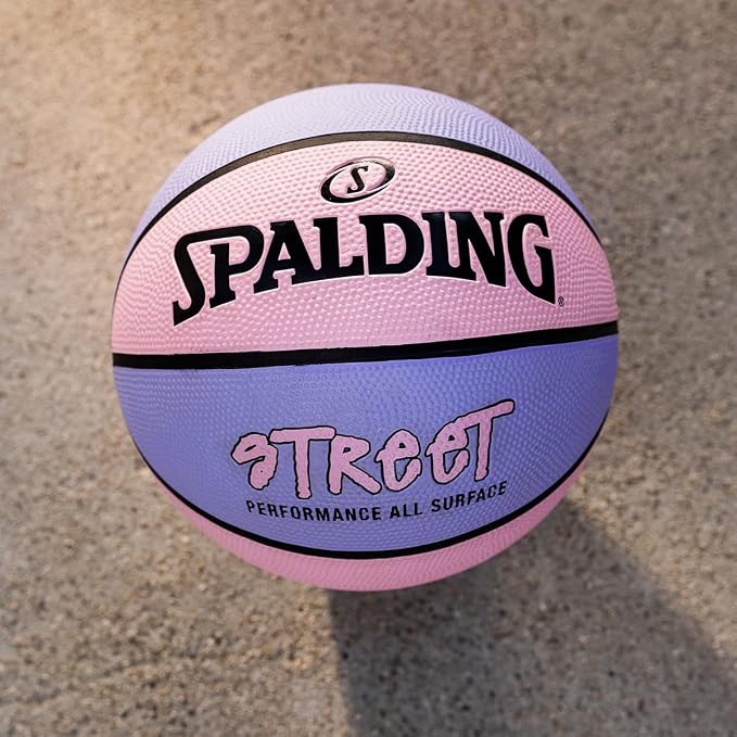 Spalding Outdoor Rubber Basketballs | Performance Rubber Cover Designed for Outdoor Play | Multiple Sizes & Colors