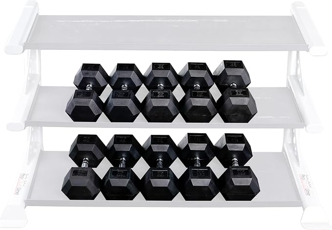 Body-Solid Cast Iron Hexagon Dumbbell, Hand Weights For Men and Women, Weight Dumbbells for Strength Training, Body Building Home Gym Training Gear