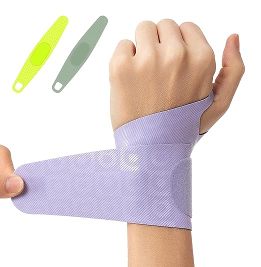 aoFIT Adjustable Wrist Brace for Pain Relief, Carpal Tunnel & Tendonitis Support – Ergonomic Compression, Breathable & Anti-Slip Design, Fits Left & Right Hand, Ideal for Sports, Gaming & Office Use