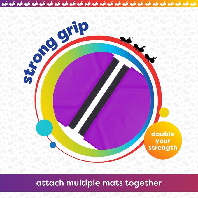 Antsy Pants Tumbling Mat for Kids – Gymnastics Mat, Easy to Clean, Sturdy, Foldable Tumbling Mats, Padded, Lightweight, Portable, Gymnastics Equipment for Active Play