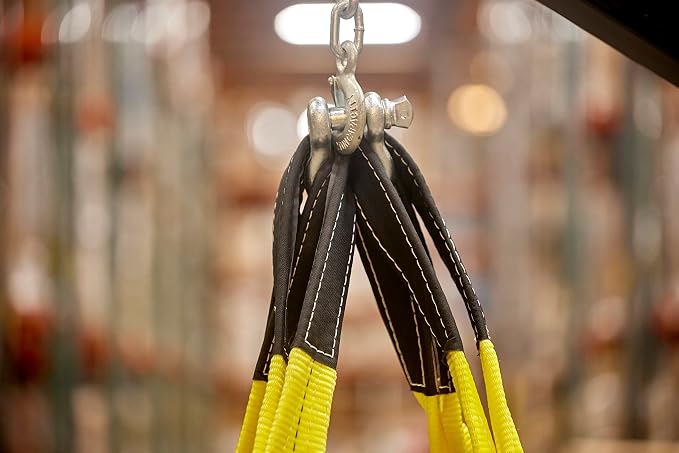 Keeper Performance Engineered Cargo and Load Lift Sling with Flat Loops - Type 3, Class 7 Rated Cargo Sling, 4” x 10’