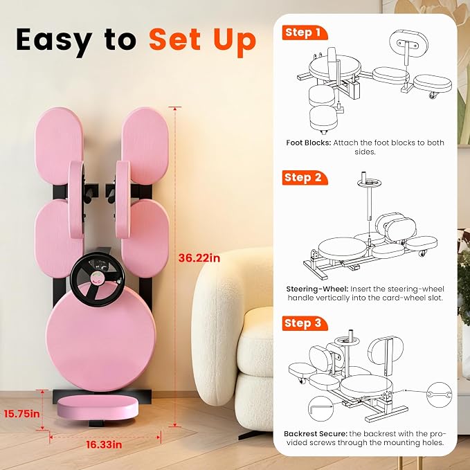 Leg Stretcher, 220LBS Split Machine for Fexibility & Splits Training, 0-200° Adjustable Stretching Equipment for Home Gym, Heavy Duty Steel Frame Leg Stretching Training Machine