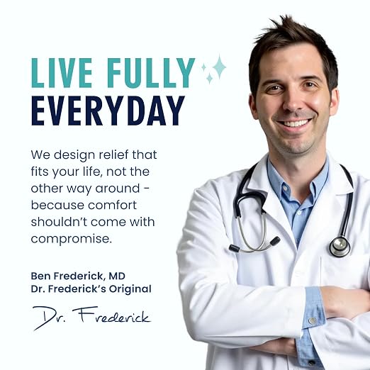 Dr. Frederick's Original Gel Wrist Brace, Large, 4 ct | Waterproof Fingerless Sleeve, Carpal Tunnel, Arthritis and Tendonitis, Fits Left and Right Hand, Men and Women