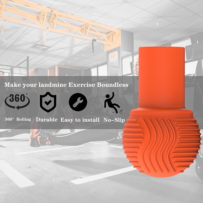 Landmine Attachment for Barbell, 2'' Olympic Bar Core Trainer Accessory | Build Strength with Press, Row, Rotation and T-Bar Exercises, Heavy Duty Equipment for Home Gym and Functional Training