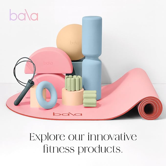 Bala Bangles Wrist & Ankle Weights for Women & Men, Home Gym Equipment | Adjustable Weighted Bands for Arm & Legs Workouts - Pilates, Yoga, Walking, Barre, & Strength Training Exercise