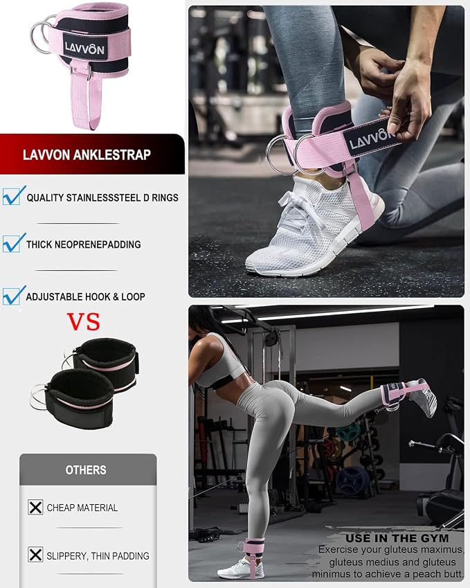 Barbell Squat Pad Set- Nylon Padding AntiSlip- Thick Foam Hip Thrusts Pads | Bench Press/Lunges/Bar Squats Padding Cushion -Standard Olympic Weight Bar Pad(Wrist Straps Weightlifting-Ankle Straps)