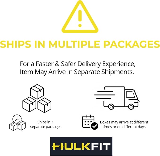 HulkFit Rubber Coated Hex Dumbbells, Anti-Roll Hand Weights, Non-Slip Ergonomic Handle Low Odor for Home Gym