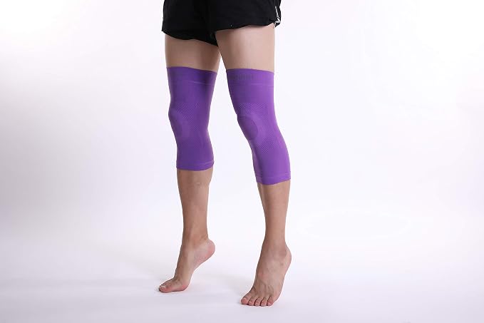 Doc Miller Knee Compression Sleeve Brace for Men & Women | Pair, Best Support for Workout, Running, ACL, Arthritis Pain Relief