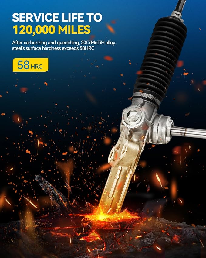 PHILTOP Power Steering Rack and Pinion for 08-12 Elantra 2.0L, 10-13 Forte | No.972691, 565002H300, 565002H200
