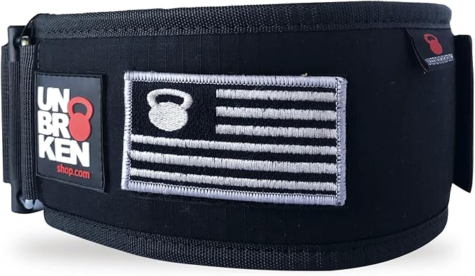 Cross Fitness Belt, WOD and Weight Lifting, Ripstop Nylon exterior compare Rogue