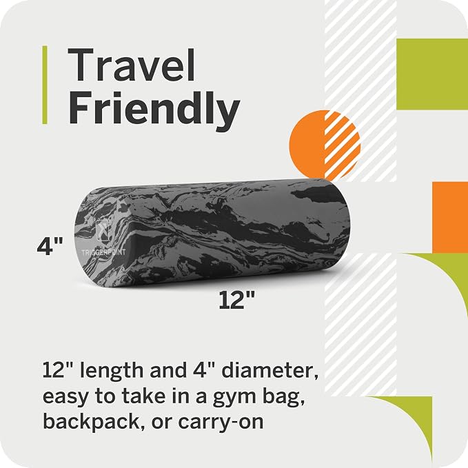 TriggerPoint Foundation Roller - Premium EVA Foam Muscle Recovery and Flexibility Roller, Soft Compression for Injury Prevention, Travel-Friendly, Ideal for Athletes