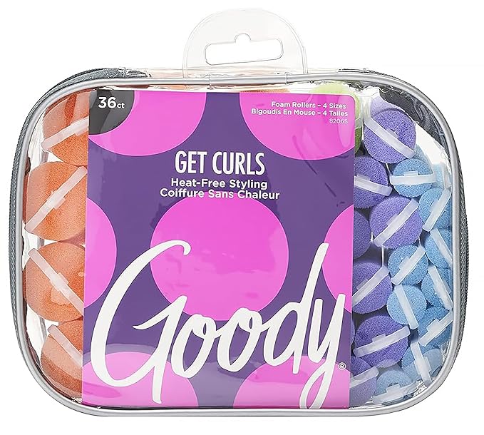Goody Styling Essentials Foam Hair Roller, Mega Pack, 36 Count