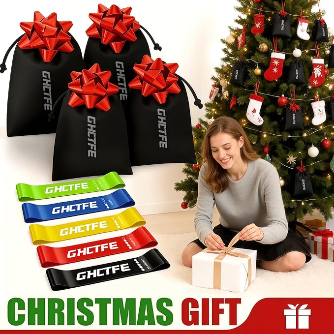 20/100PCS Resistance Bands Bulk Set for Trainers, Small Groups & Fitness Classes, Mini Bands for Glutes, Legs, and Core Workouts, Loop Exercise Bands with Storage Bag, Gift for Workout Buddies