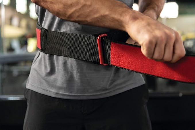 Harbinger Weightlifting Belt - Red, 4.5 Inch, Small