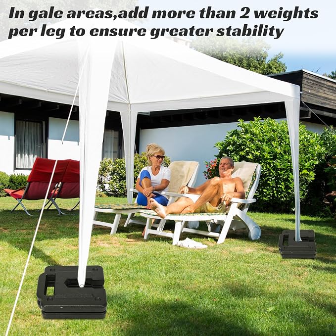 2 Pack Steel Base Weights for Backdrop Stand, 11Lbs | Heavy Duty Steel Base Weights Plate, Canopy Weight Plates for Pop Up Canopy Tents and Outdoor Wedding Decor Umbrella