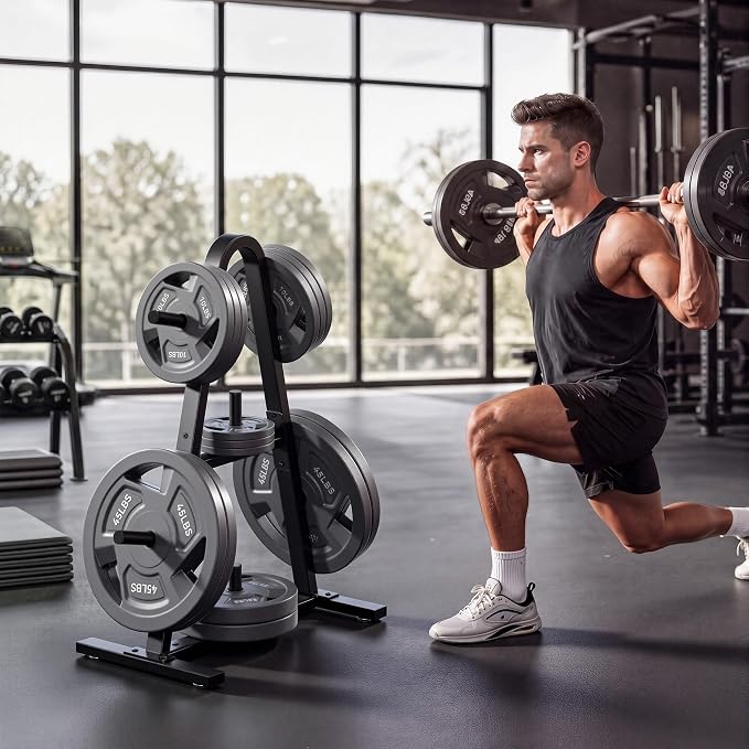 Weight Rack for Home Gym, 400 LB Weight Tree