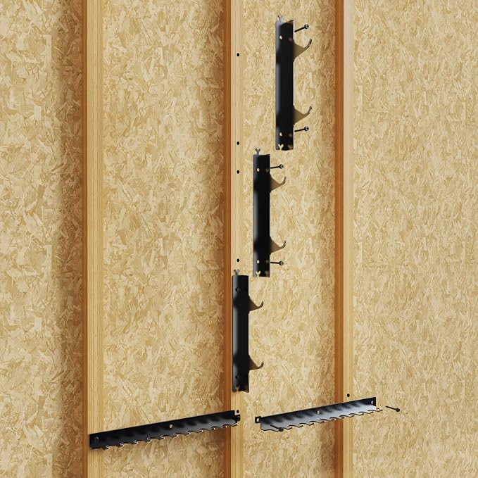 VAIIO lat pull down bar storage, One-piece molding gym storage wall organizer, Large-capacity storage gym storage rack, home gym organizer