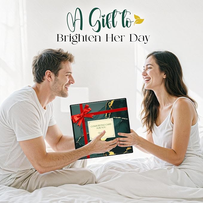 Get Well Soon Gifts for Women, Get Well Soon Gift Basket Women, Care Package for Woman with Massage Gun, After Surgery, Cancer Gifts, Sympathy Gift Basket, Feel Better, Sick Friend, Recovery, Mom
