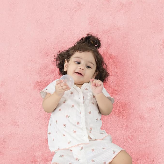 1.3" Thick Baby Play Mat for Floor, 79x79 Soft Foam Play Mats, Pink | Memory Mat for Baby to Play, Waterproof Easy Care with Non-Slip Tummy Time Play Mat for Nursery Playroom Classroom