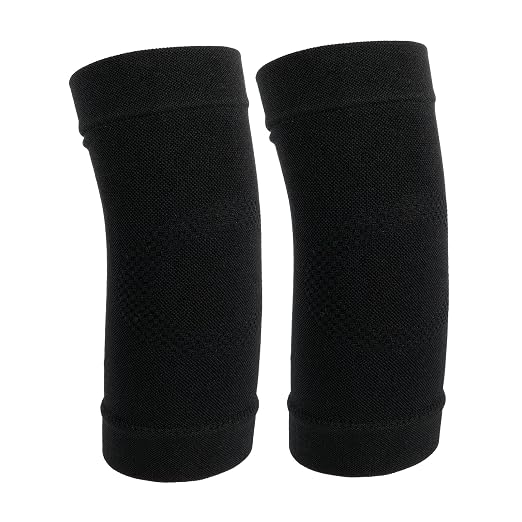 COMNICO Elbow Brace Compression Sleeve Nylon Tennis Golfers Elbow Joint Support Sports Protection Arm Support Sleeves Pain Relief Pads for Women Men (Black)