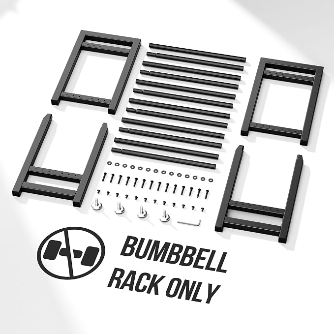 3 Tier Dumbbell Rack, Weight Rack for Home Gym