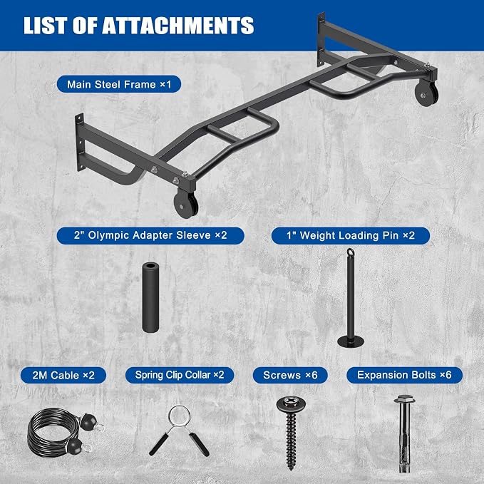 Kipika 48" Ceiling Mounted Pull Up Bar, Heavy Duty Multi-Grip Chin Up Bar,Mounted Pullup Bar, Adjustable Height, Pull Up Bands for Chin Ups & Body Stretching, Ideal for Home Gym and Strength Training